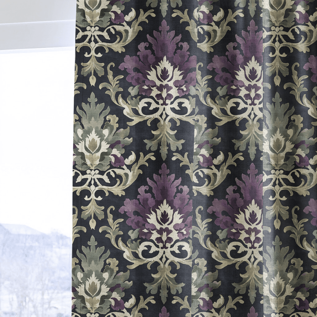 Shadow Damask - Curtain Panel - The Drapery