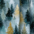 Shadowed Spruce - Curtain Panel - The Drapery