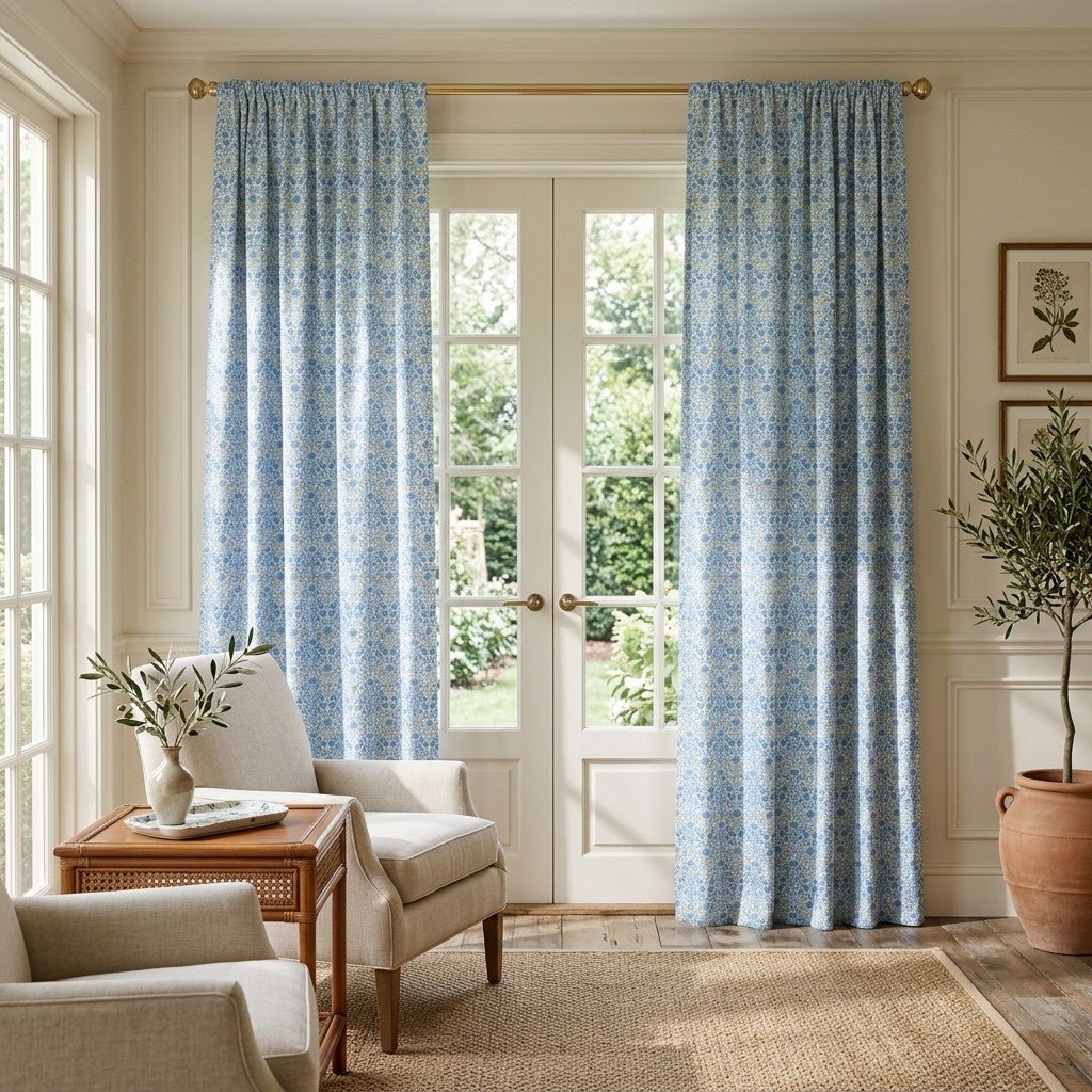 Shapes and Shadows - Curtain Panel - The Drapery