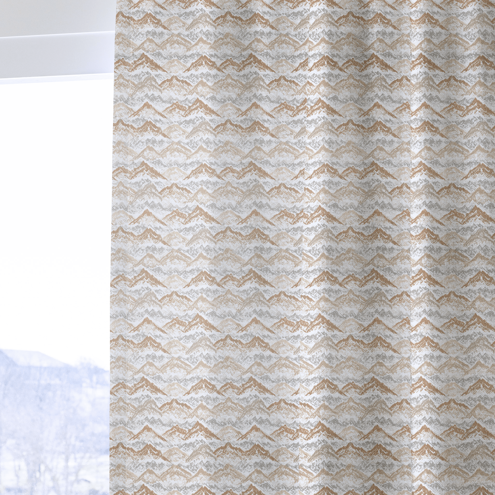 Shelby Mountains - Curtain Panel - The Drapery