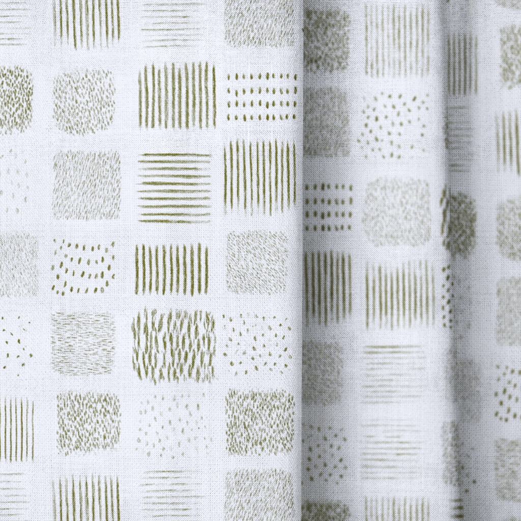 Siena Check - Curtain Panel - The Drapery
