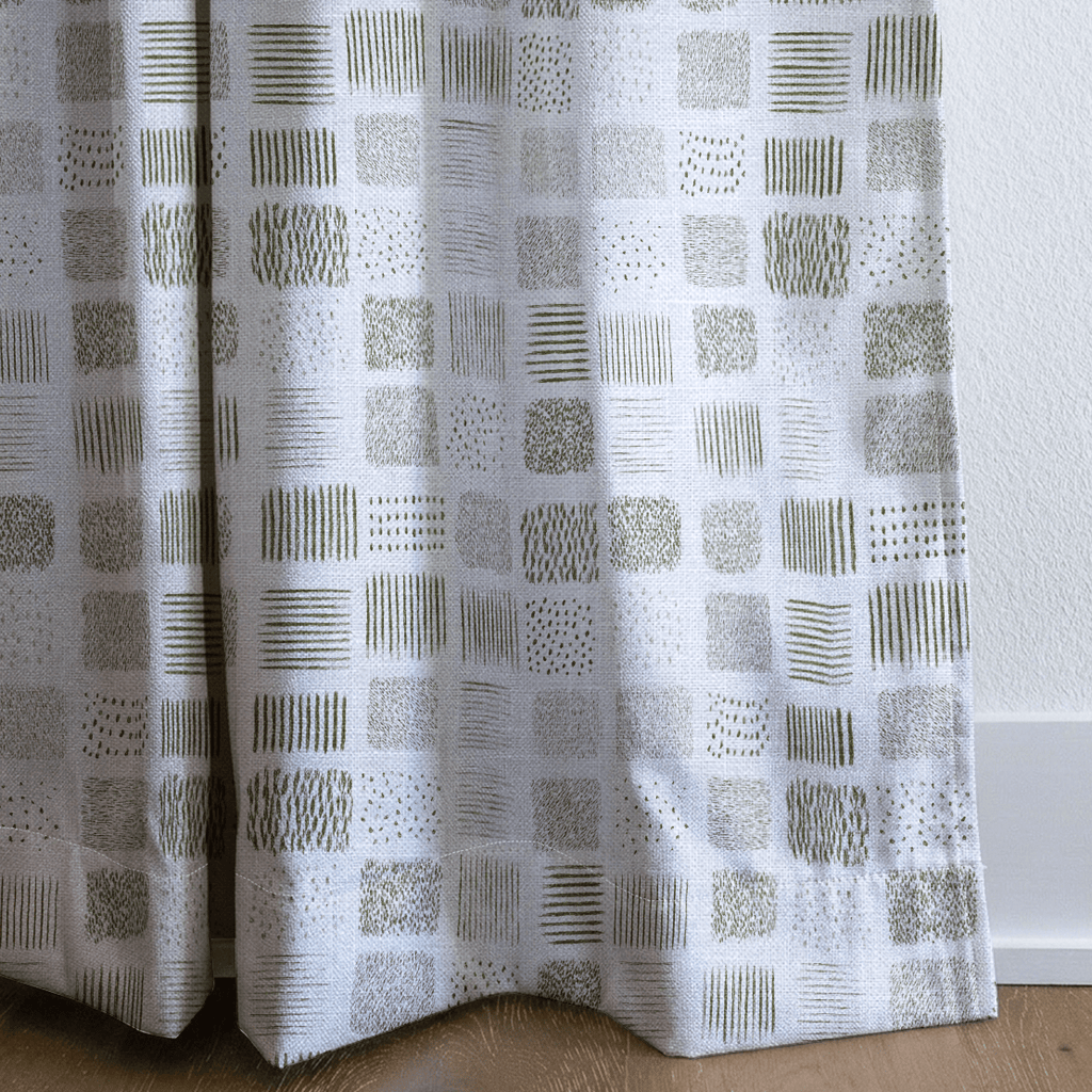 Siena Check - Curtain Panel - The Drapery