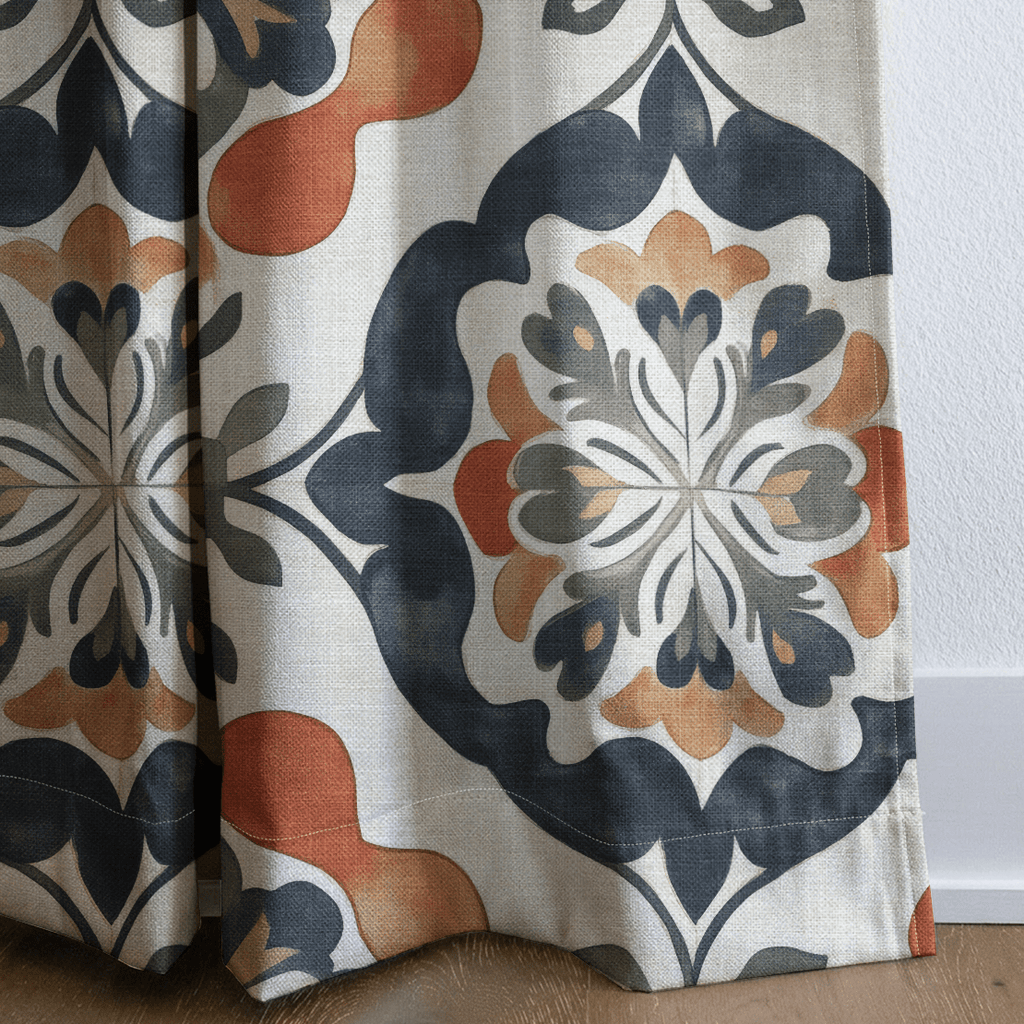 Sienna Crest - Curtain Panel - The Drapery