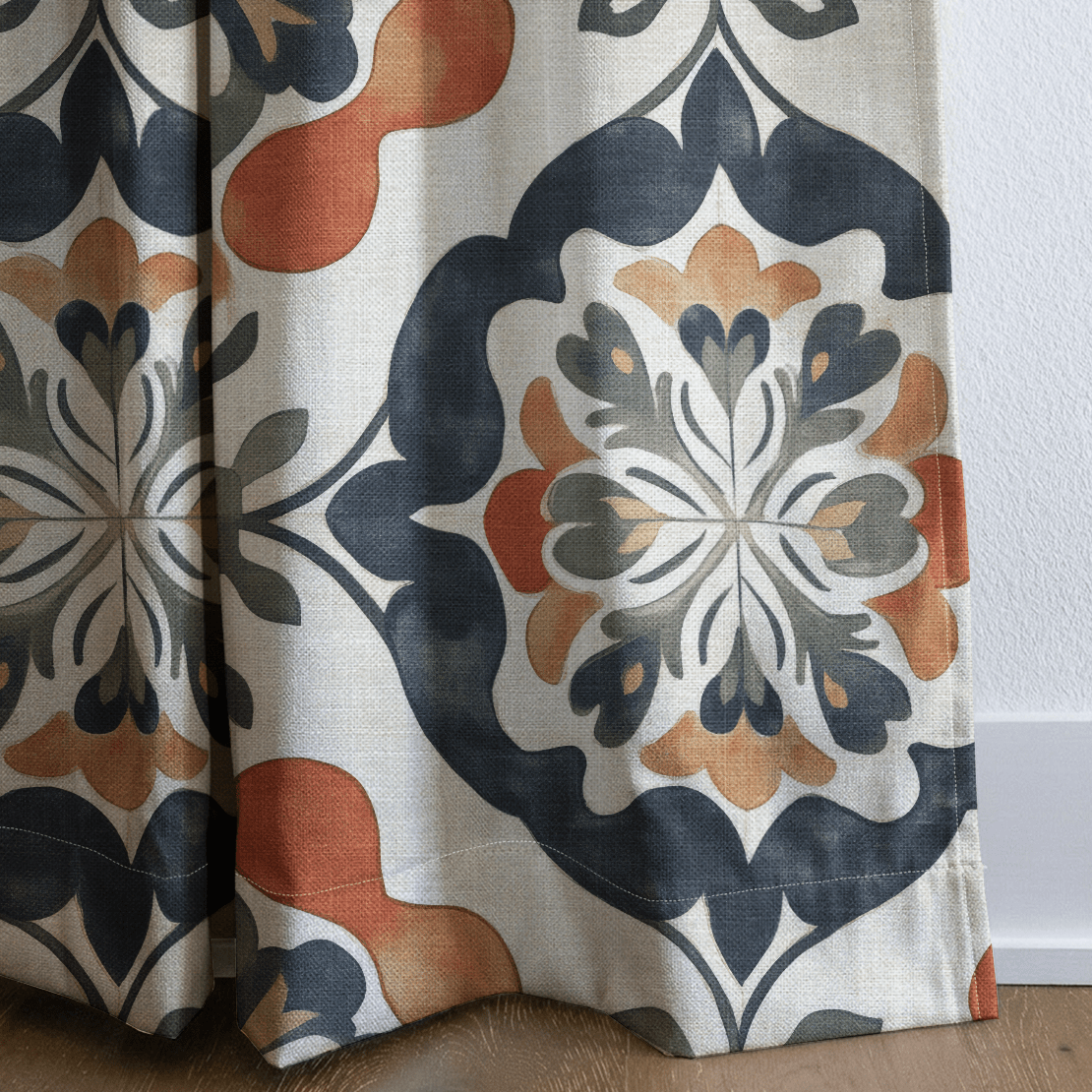 Sienna Crest - Curtain Panel - The Drapery