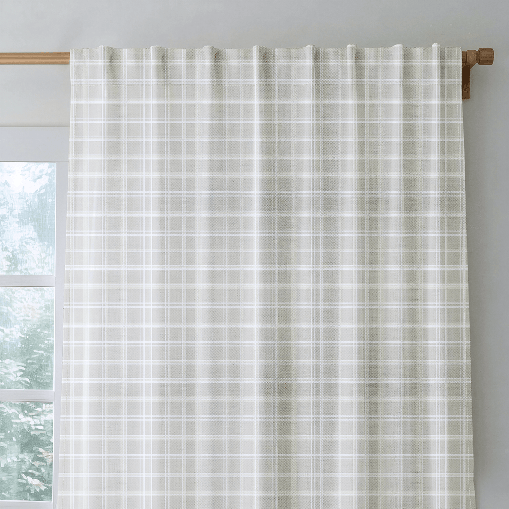 Silas Plaid - Curtain Panel - The Drapery