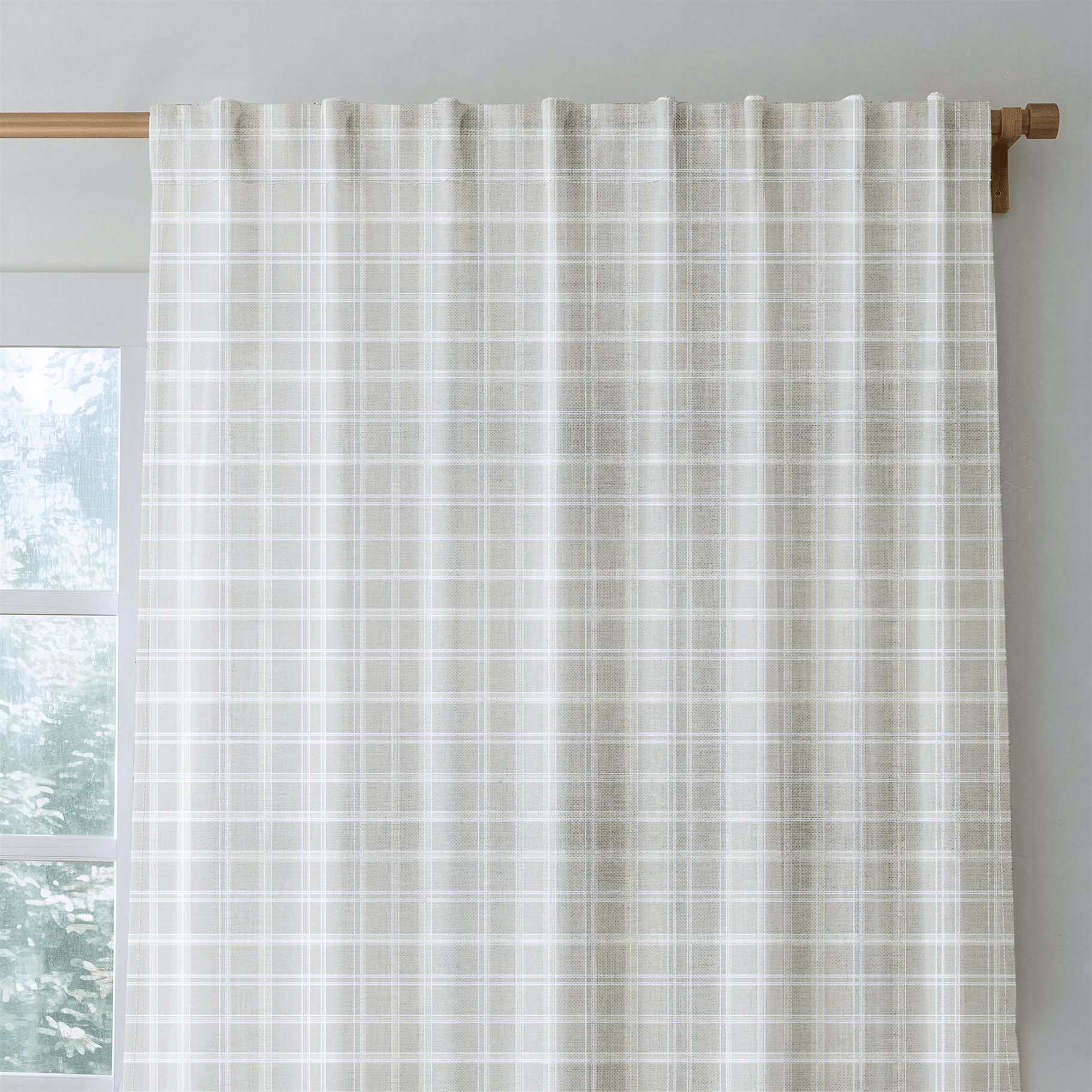 Silas Plaid - Curtain Panel - The Drapery