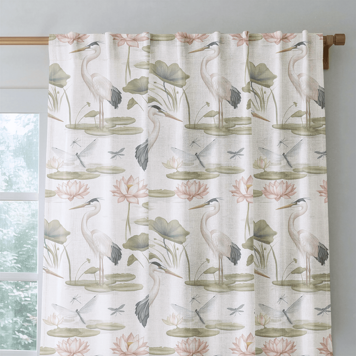 Silent Lilypond - Curtain Panel - The Drapery