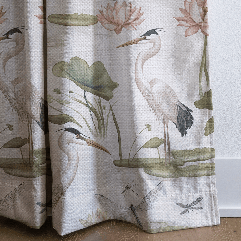 Silent Lilypond - Curtain Panel - The Drapery