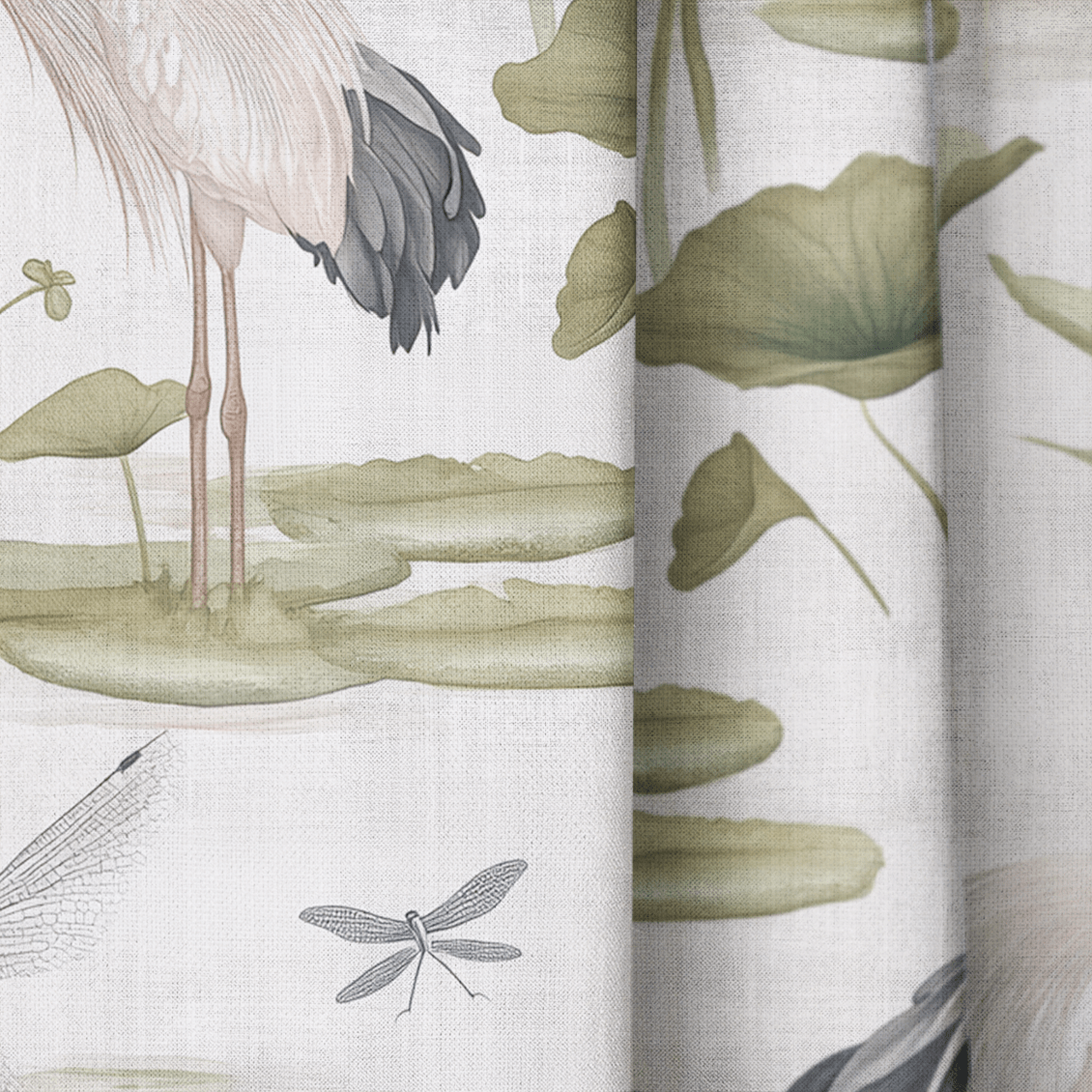 Silent Lilypond - Curtain Panel - The Drapery