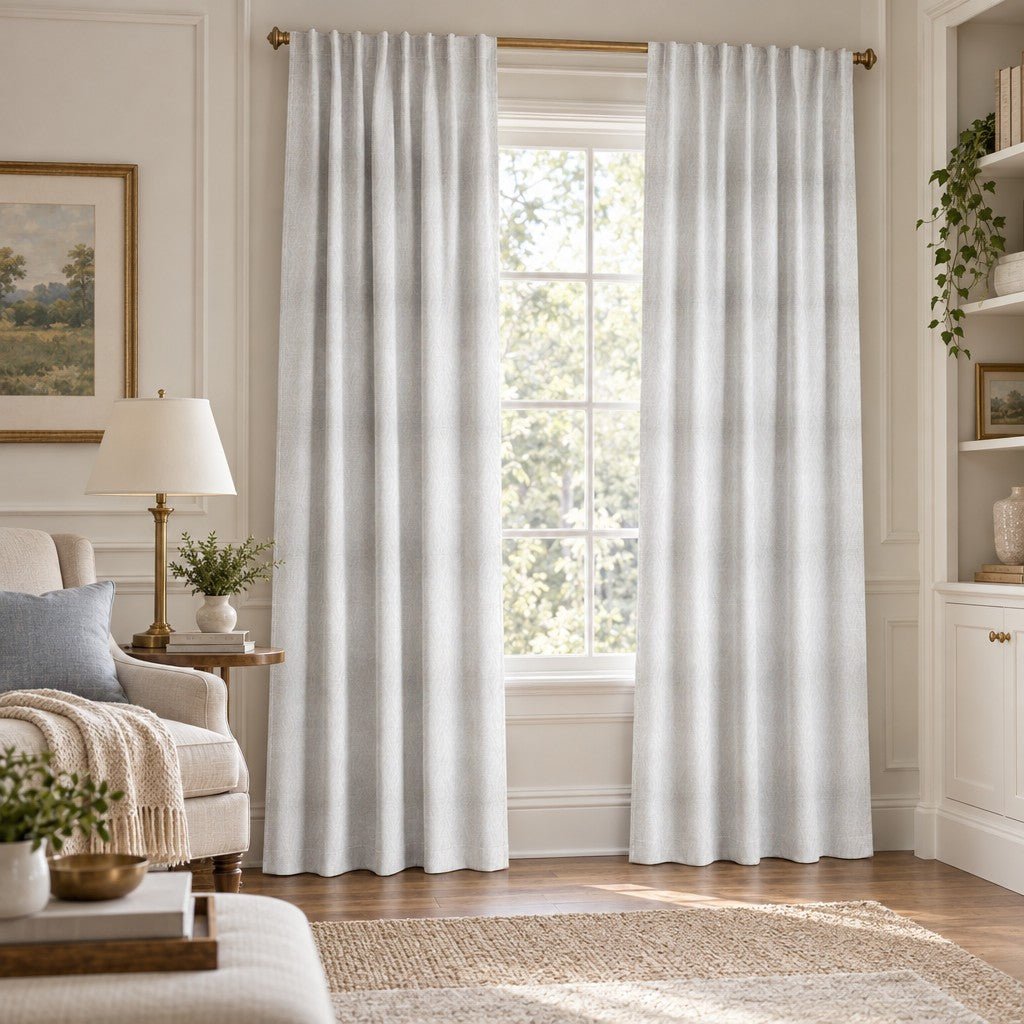 Silken Wave - Curtain Panel - The Drapery