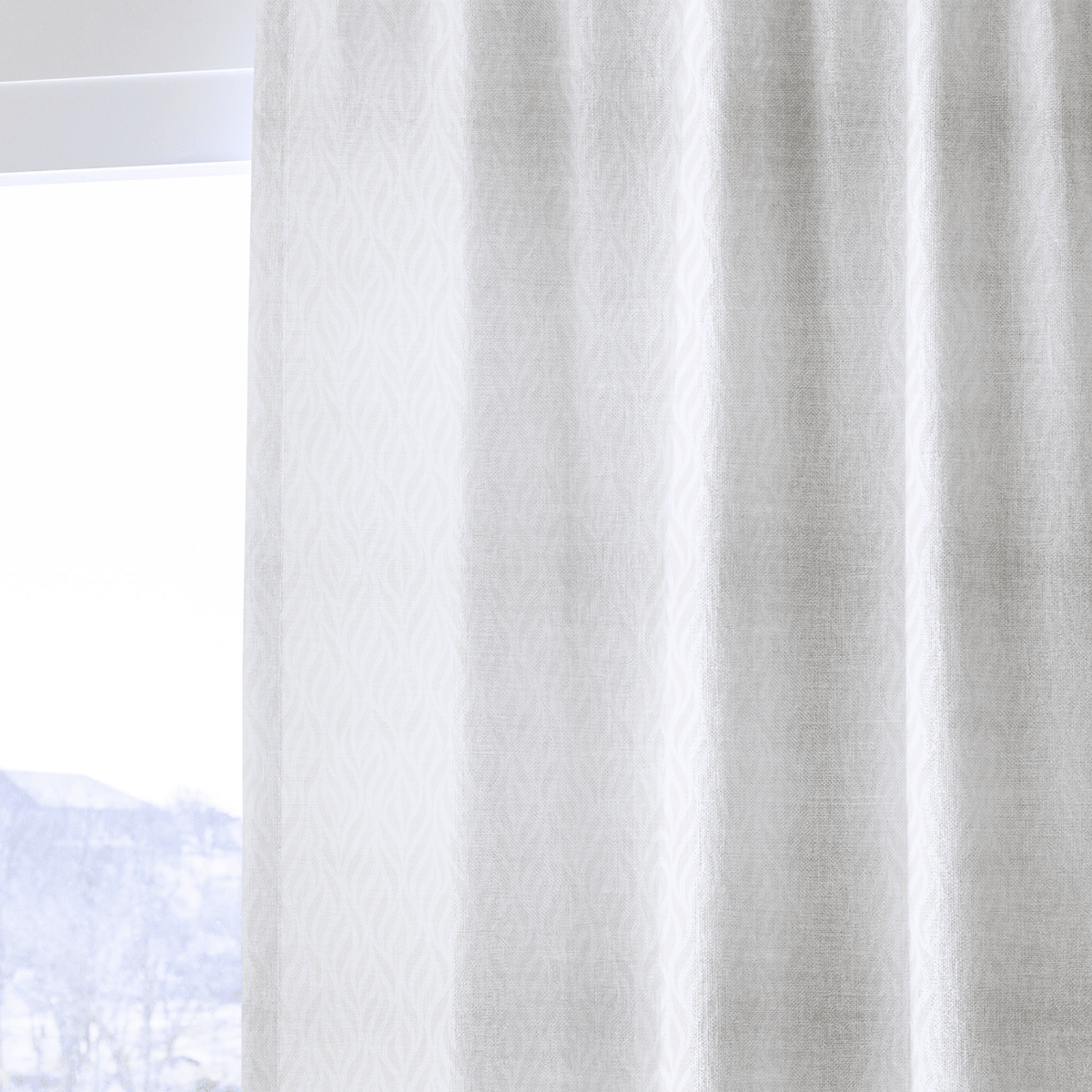 Silken Wave - Curtain Panel - The Drapery