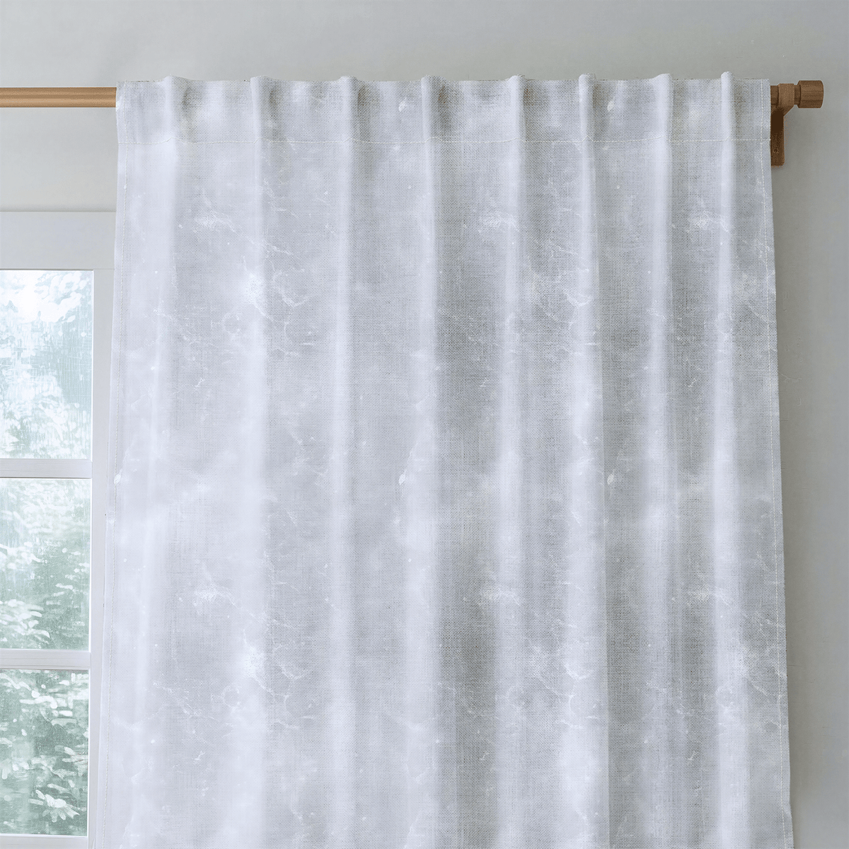 Silver Frost - Curtain Panel - The Drapery