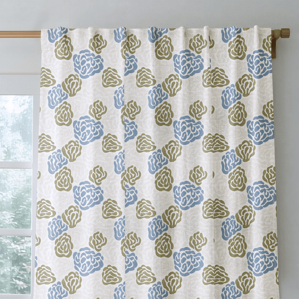 Simone Blossoms - Curtain Panel - The Drapery