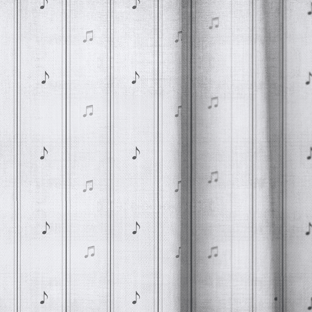 Simple Music Stripes - The Drapery