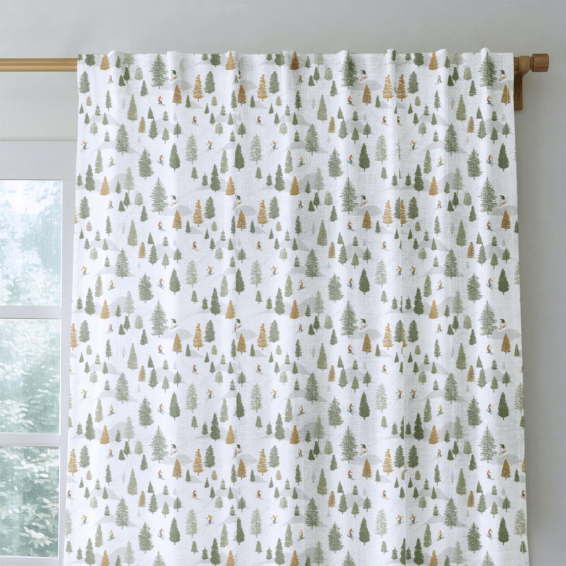 Ski Patrol - Curtain Panel - The Drapery