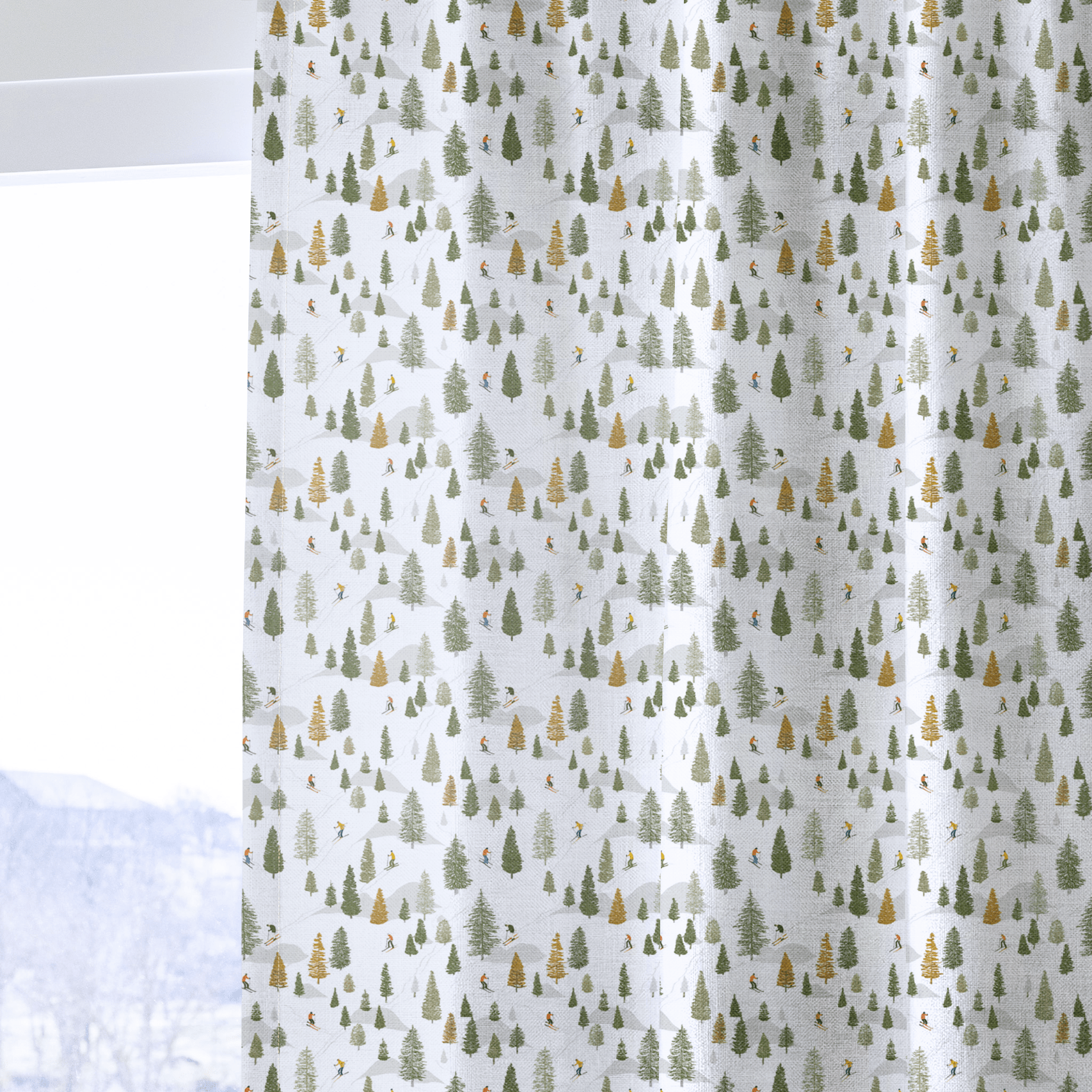 Ski Patrol - Curtain Panel - The Drapery