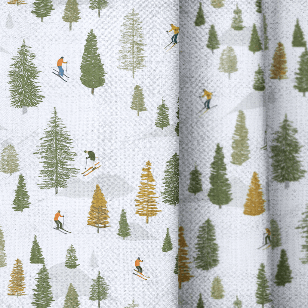 Ski Patrol - Curtain Panel - The Drapery
