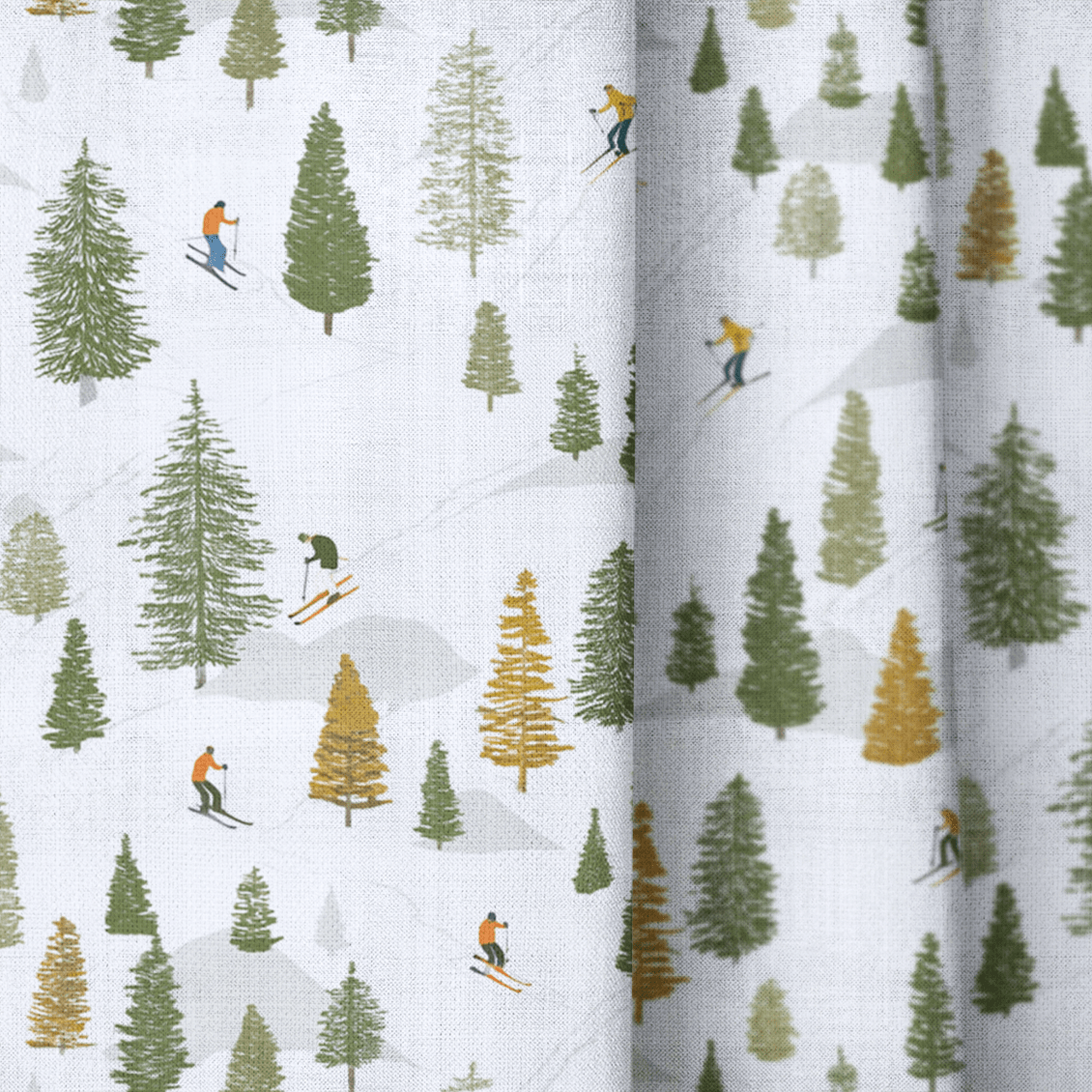 Ski Patrol - Curtain Panel - The Drapery