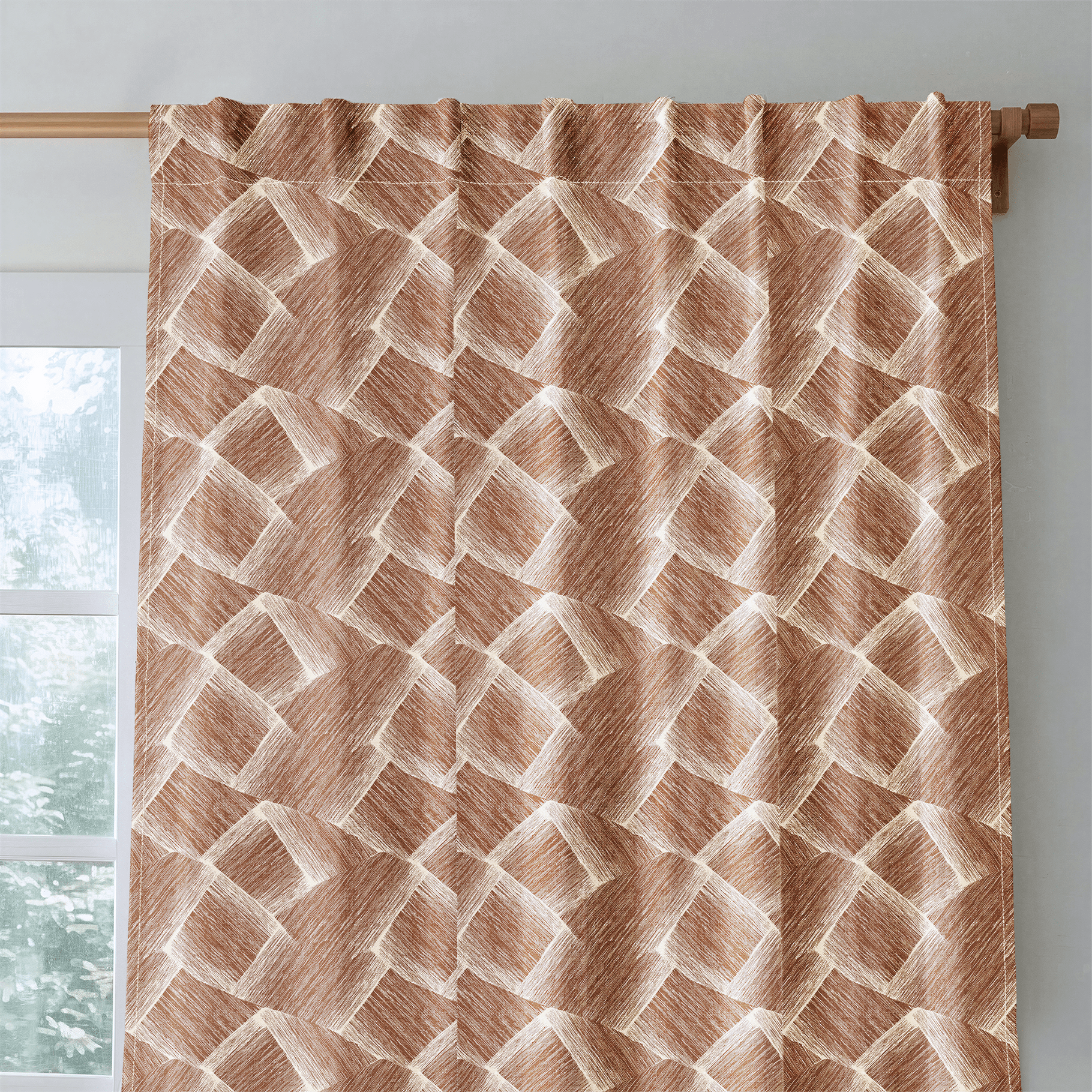 Skye Brushstrokes - Curtain Panel - The Drapery