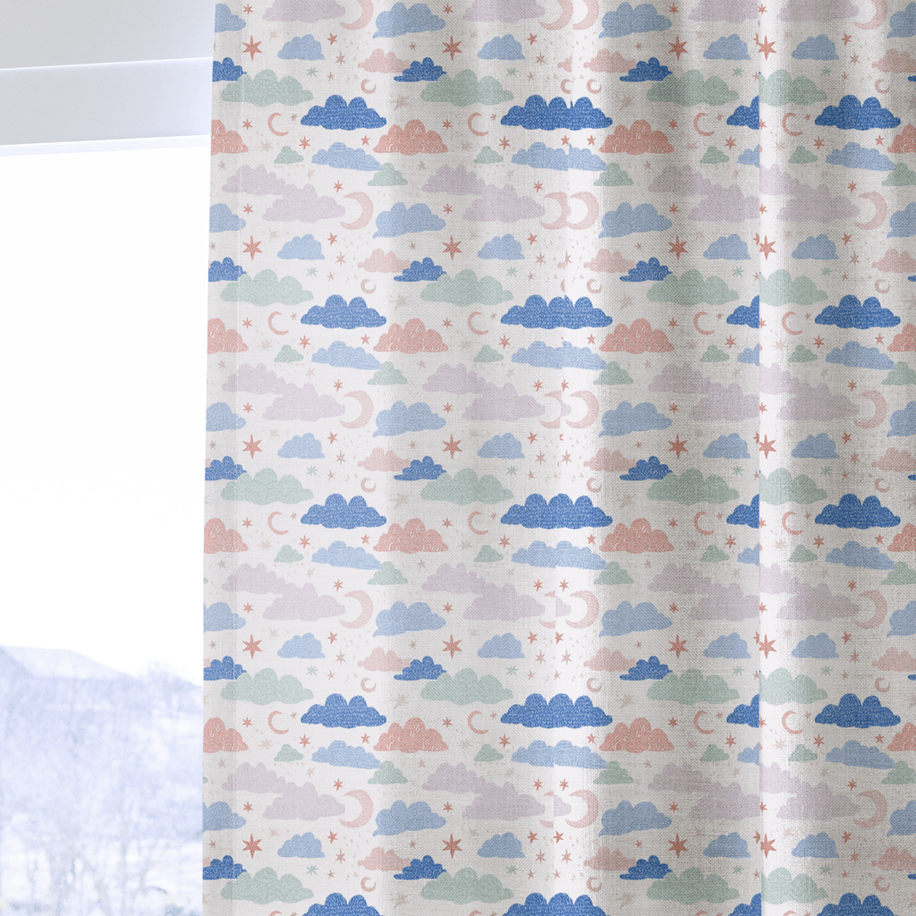 Sleepy Moon - Curtain Panel - The Drapery