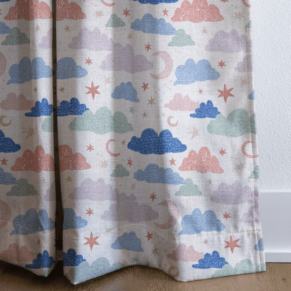 Sleepy Moon - Curtain Panel - The Drapery