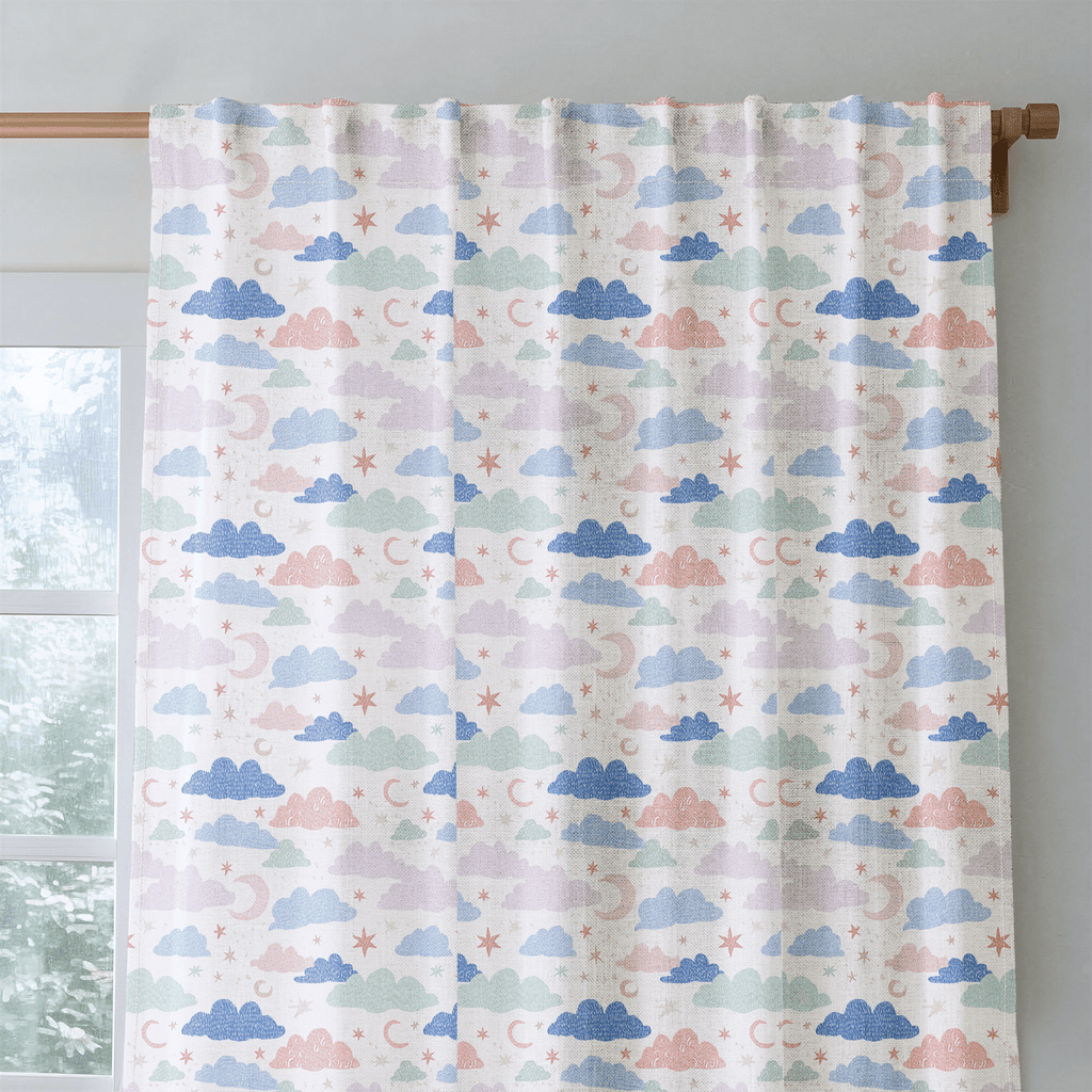 Sleepy Moon - Curtain Panel - The Drapery