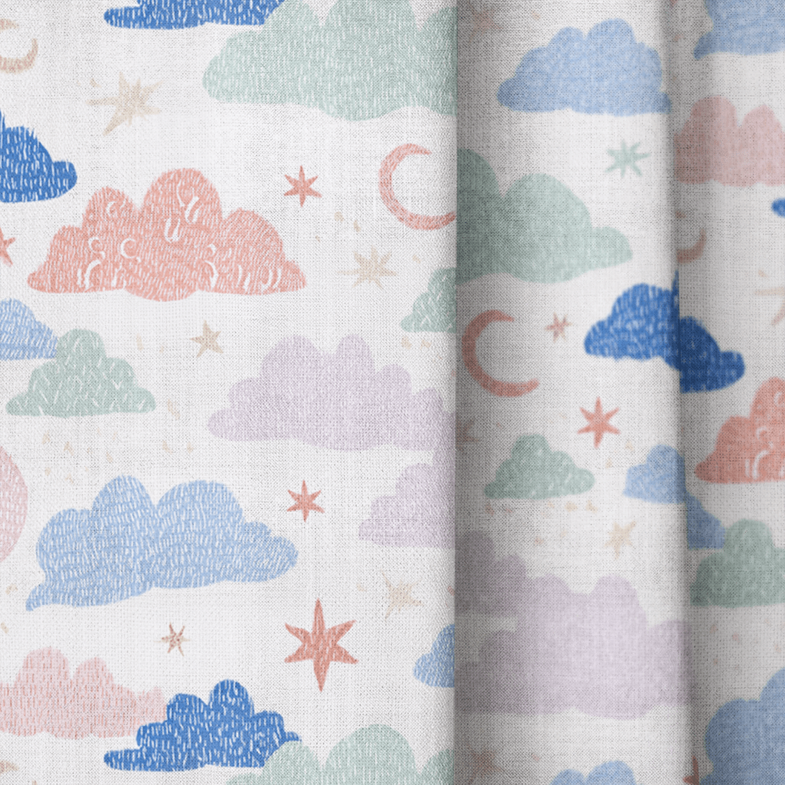 Sleepy Moon - Curtain Panel - The Drapery