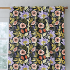 Sloane Fig Floral - Curtain Panel - The Drapery