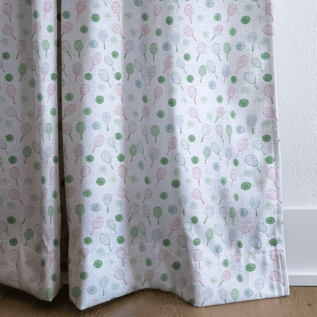 Smiley Tennis - Curtain Panel - The Drapery