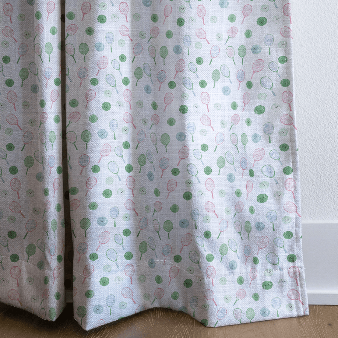 Smiley Tennis - Curtain Panel - The Drapery