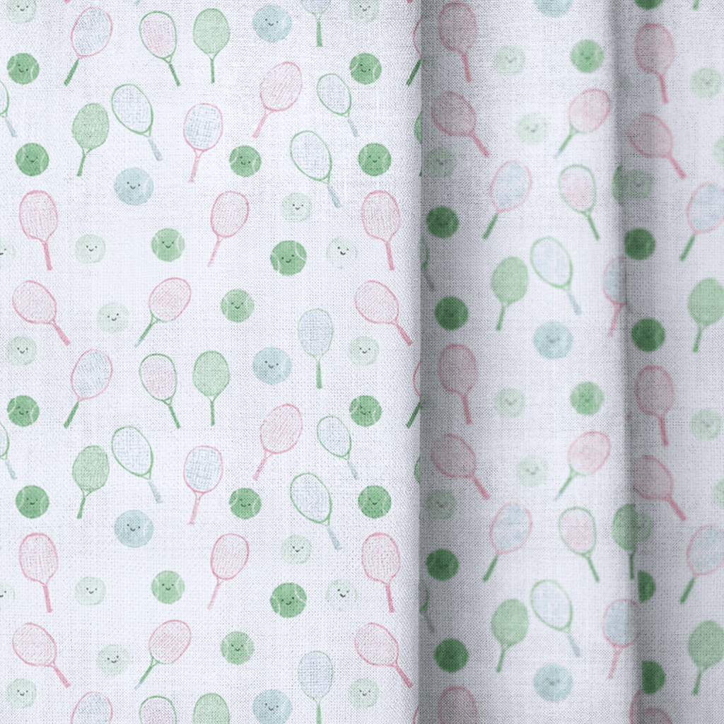 Smiley Tennis - Curtain Panel - The Drapery