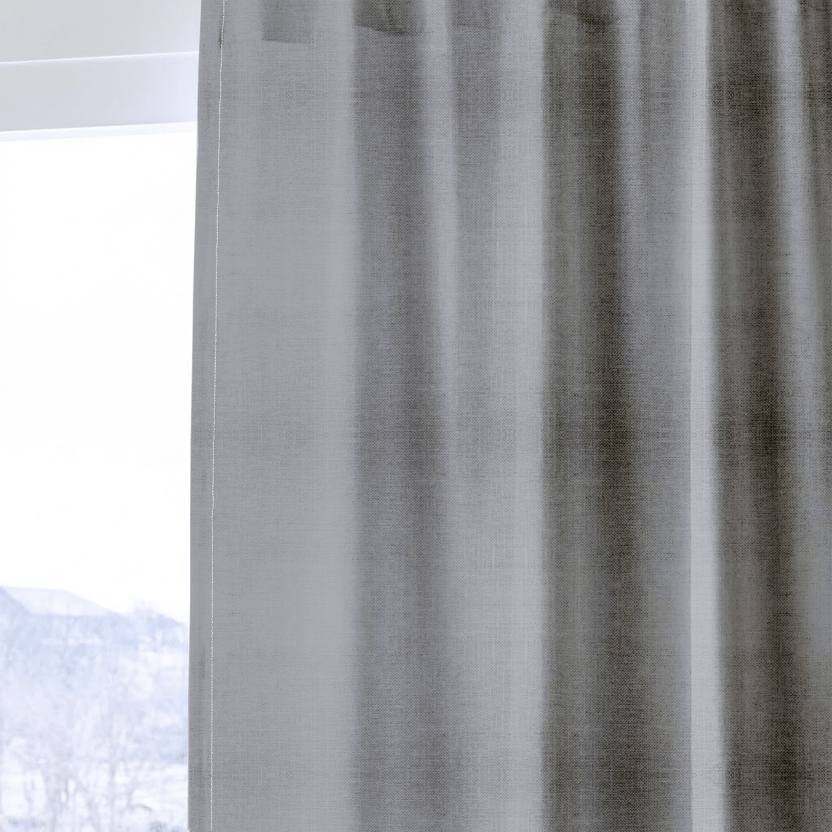 Smoke - Curtain Panel - The Drapery