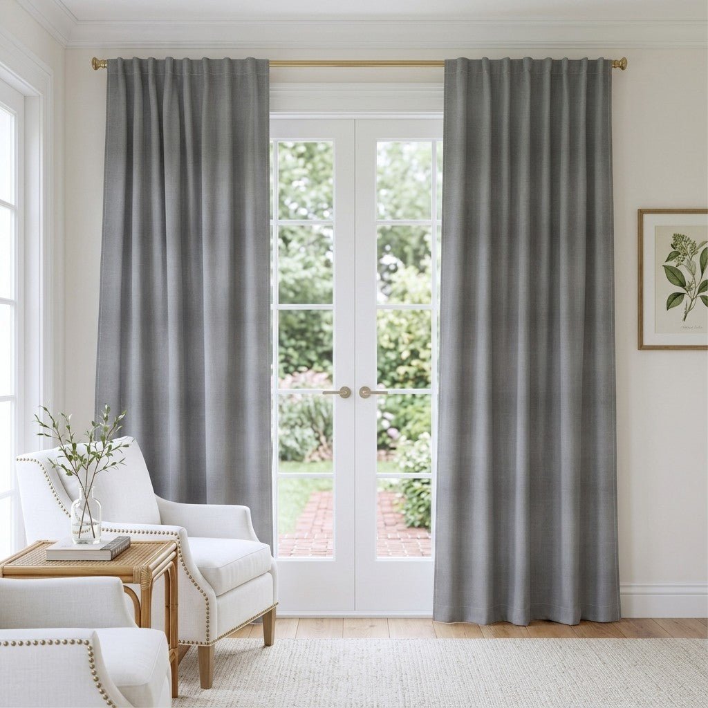 Smoke - Curtain Panel - The Drapery