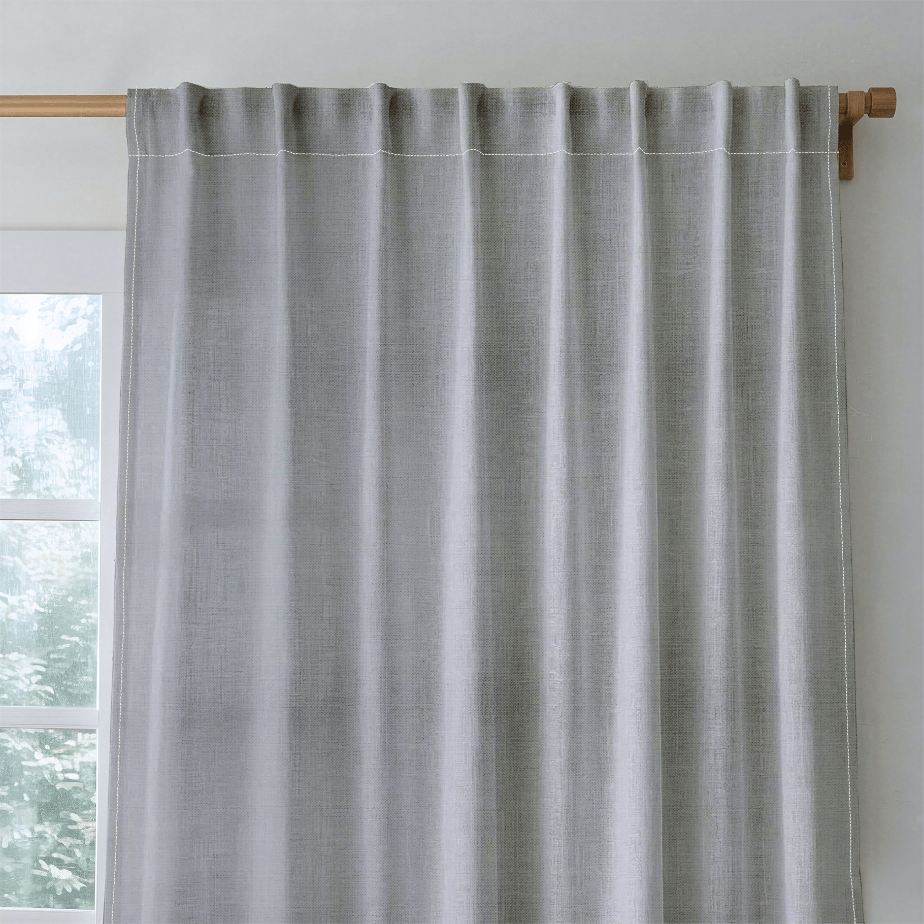 Smoke - Curtain Panel - The Drapery
