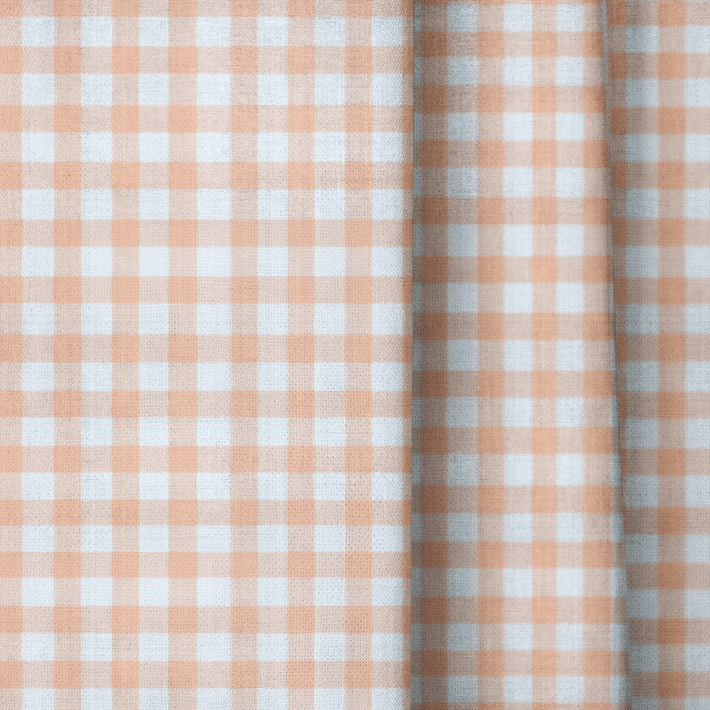 Smoke & Gingham - Curtain Panel - The Drapery