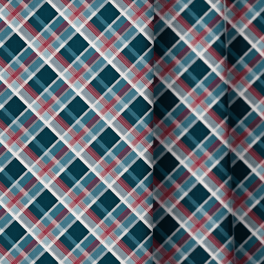Smoky Grid - Curtain Panel - The Drapery