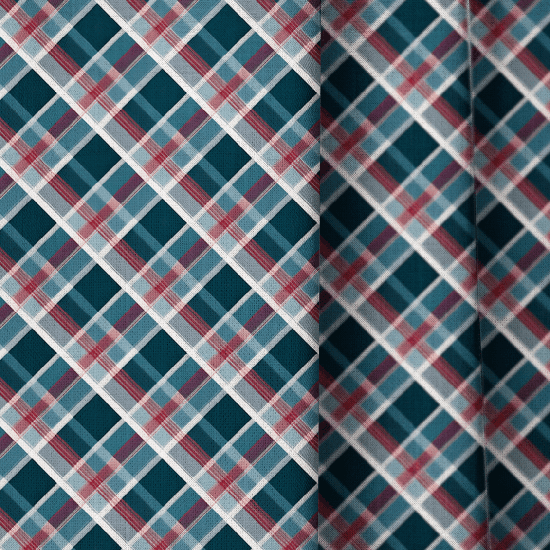 Smoky Grid - Curtain Panel - The Drapery