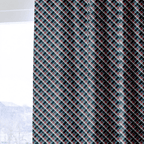 Smoky Grid - Curtain Panel - The Drapery