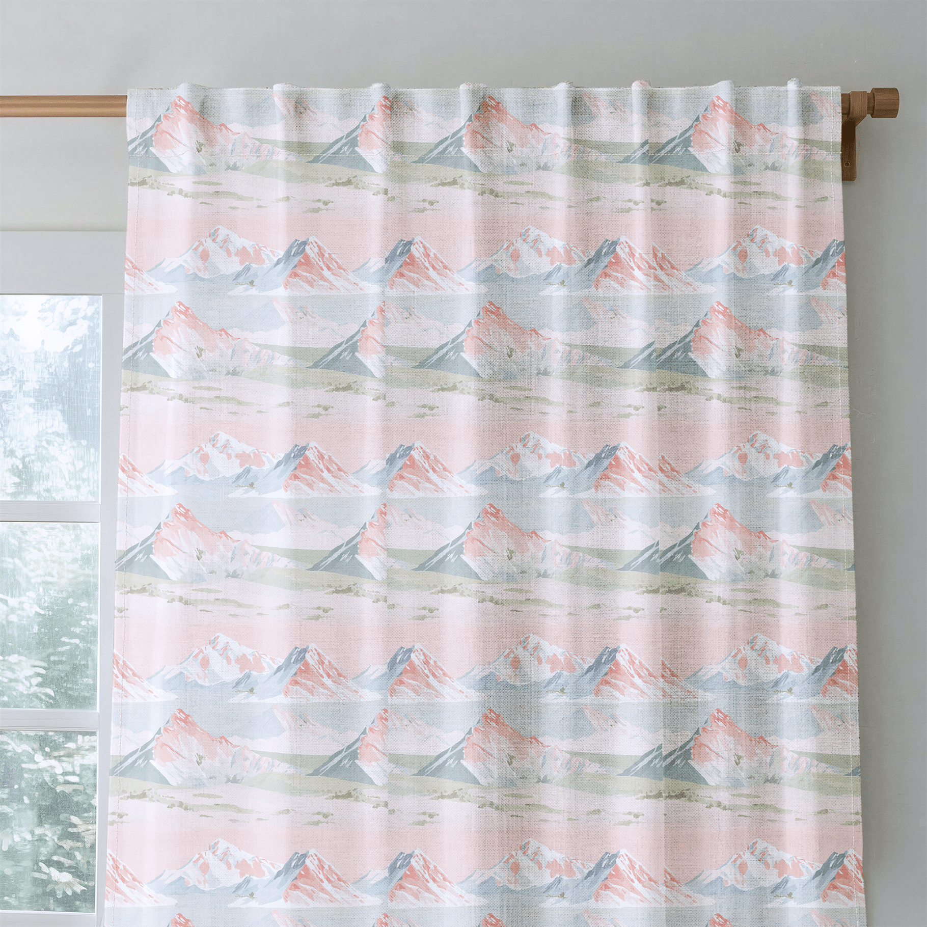 Snowline - Curtain Panel - The Drapery