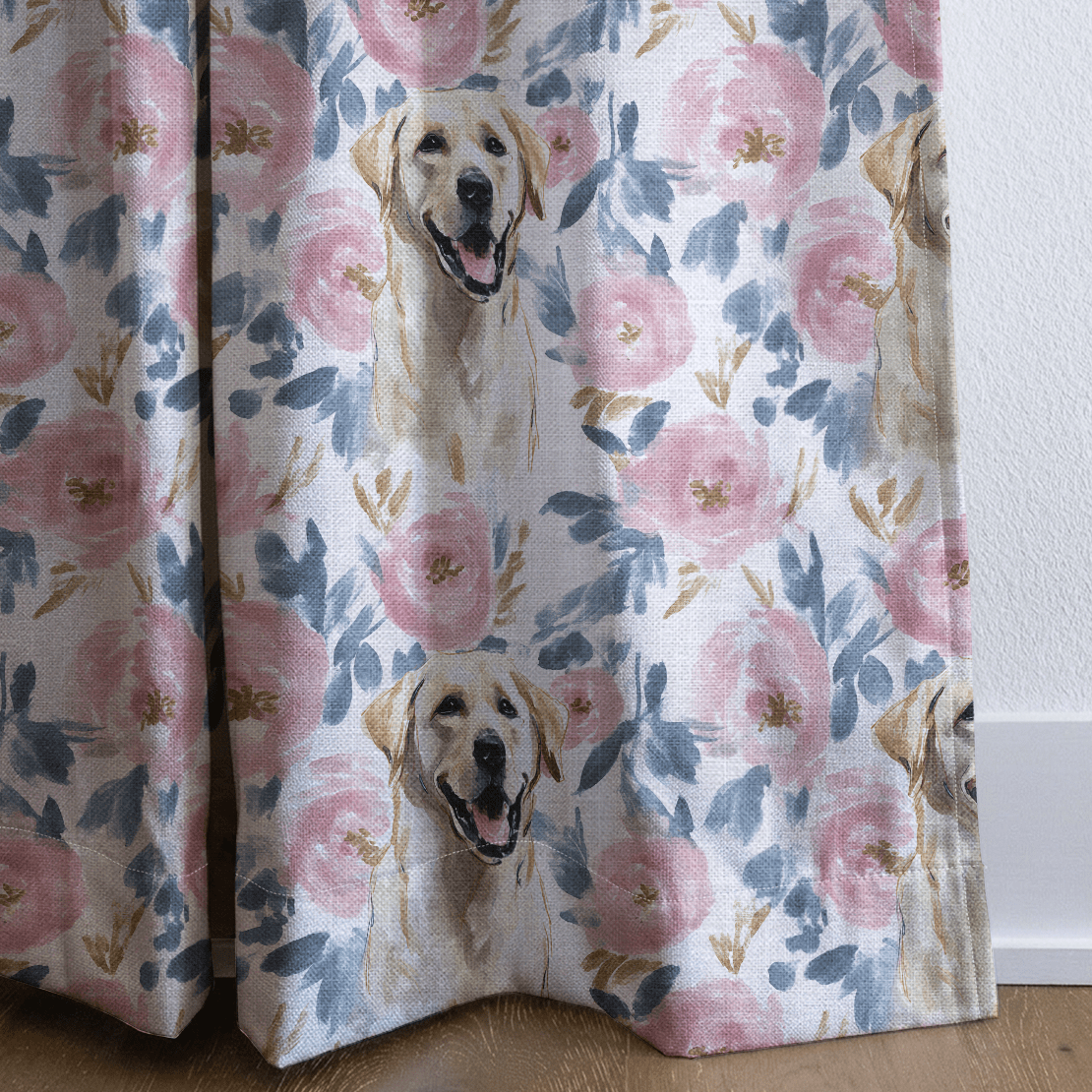 Snuggle Lab - Curtain Panel - The Drapery