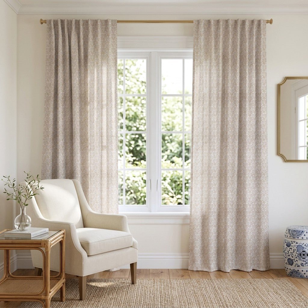 Soft Dunes Sand - Curtain Panel - The Drapery