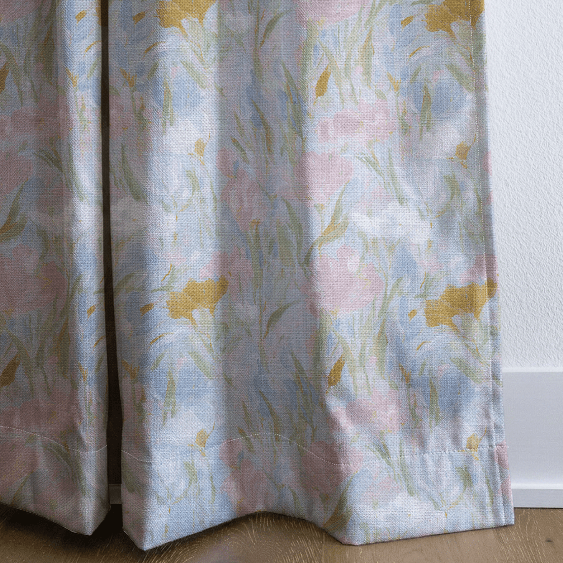 Soft Floral Dream - Curtain Panel - The Drapery