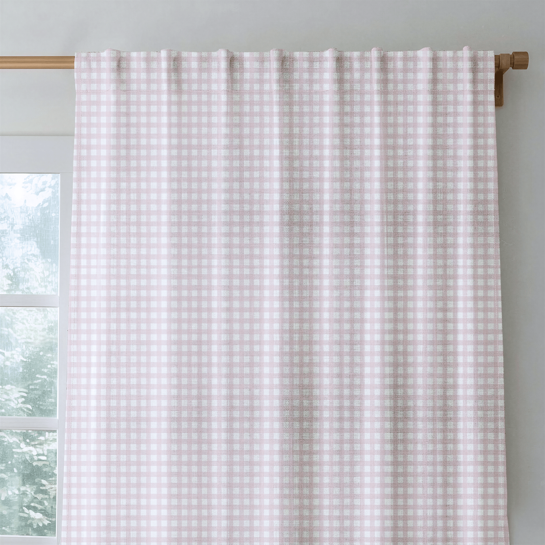 Soft Grid - Curtain Panel - The Drapery