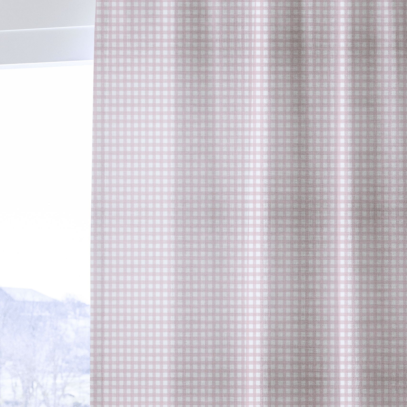 Soft Grid - Curtain Panel - The Drapery