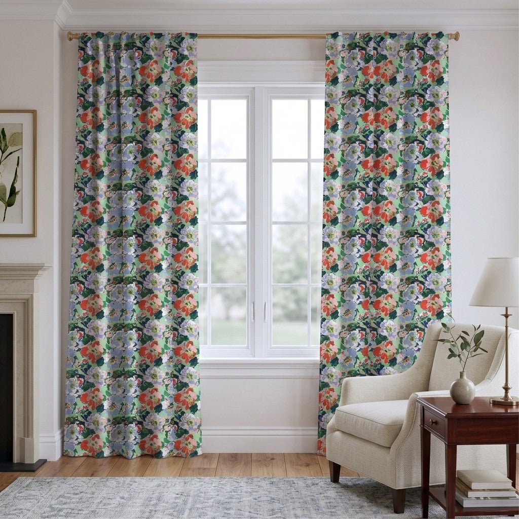 Soft Mornings - Curtain Panel - The Drapery