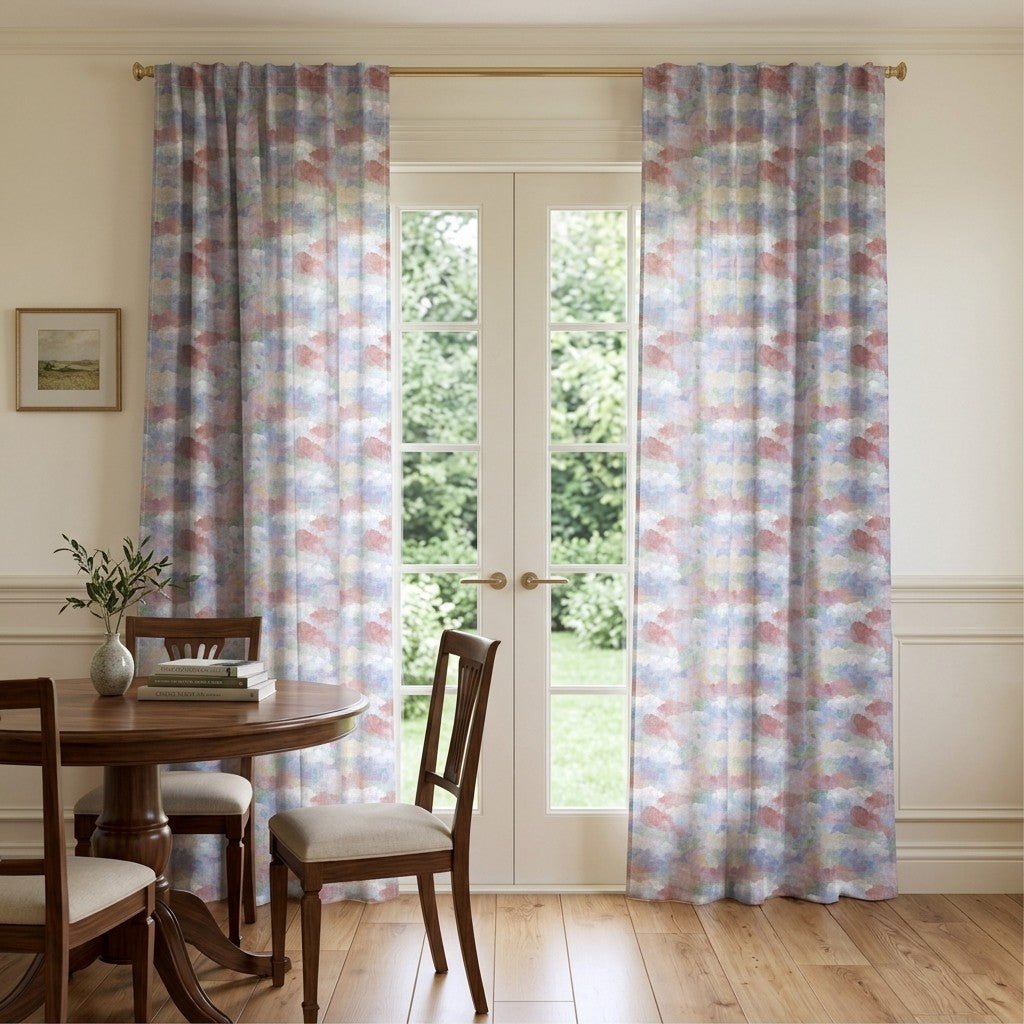 Soft Strokes - Curtain Panel - The Drapery