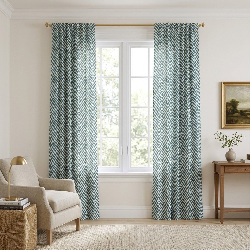 Solace Zebra - Curtain Panel - The Drapery