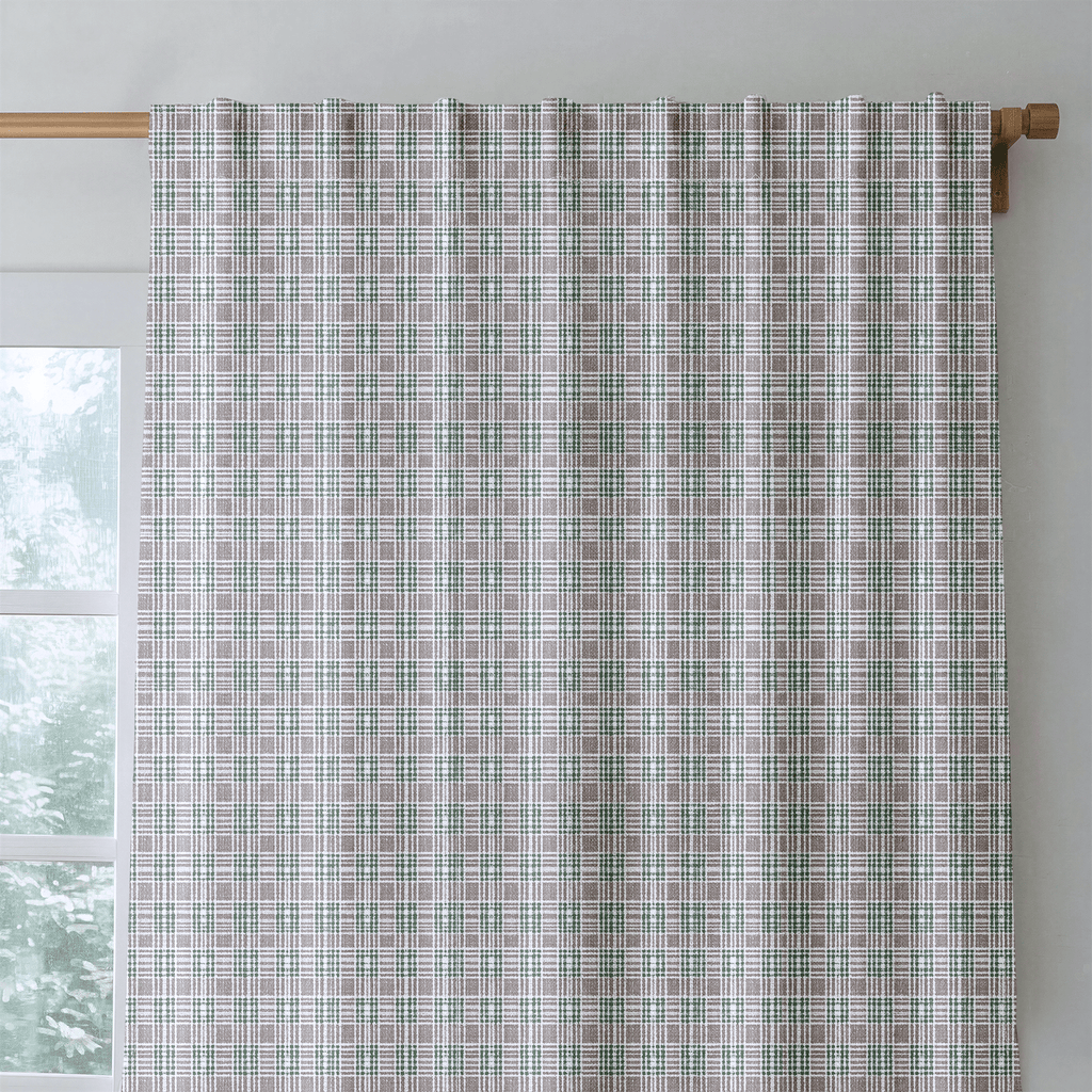 Solayne Plaid - Curtain Panel - The Drapery