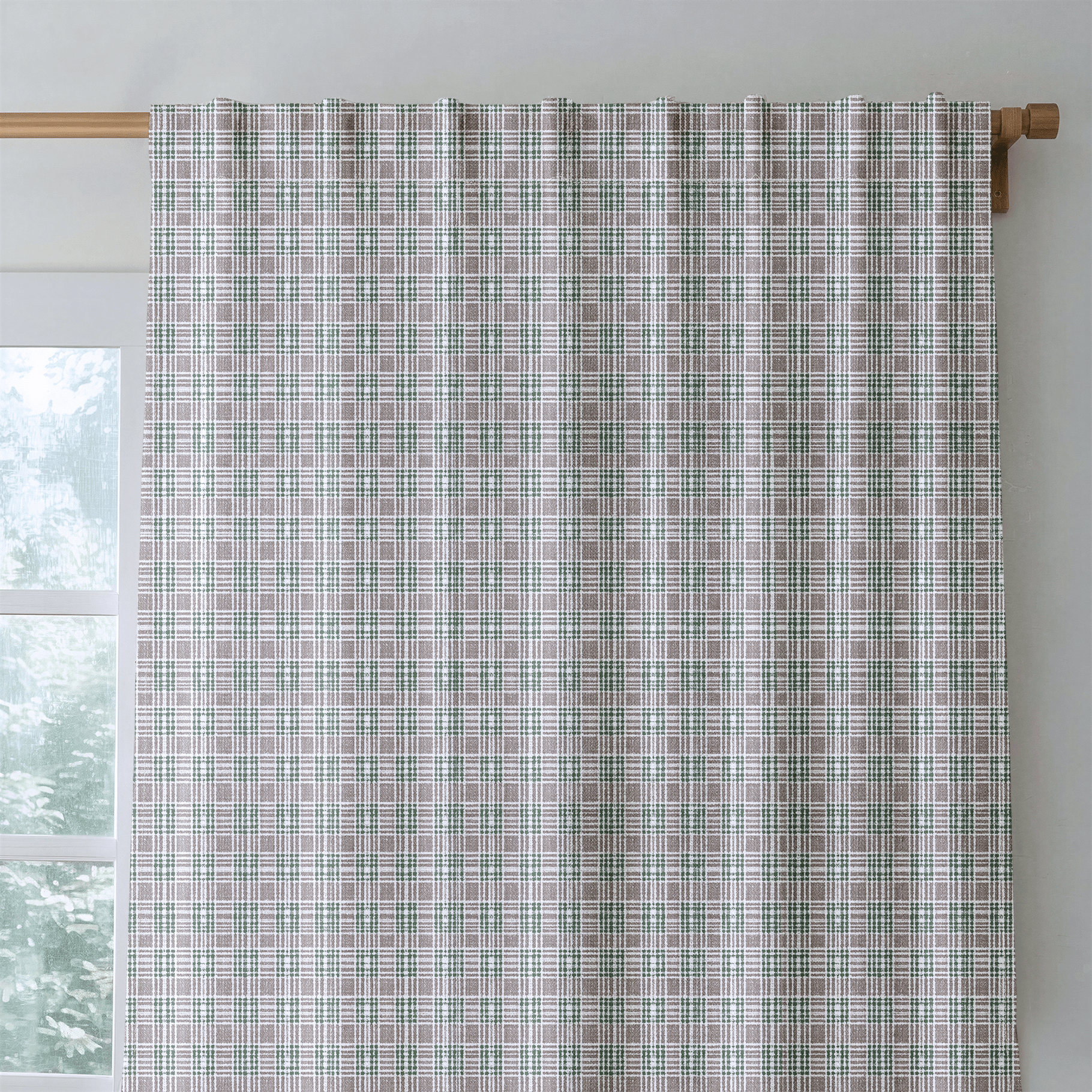 Solayne Plaid - Curtain Panel - The Drapery