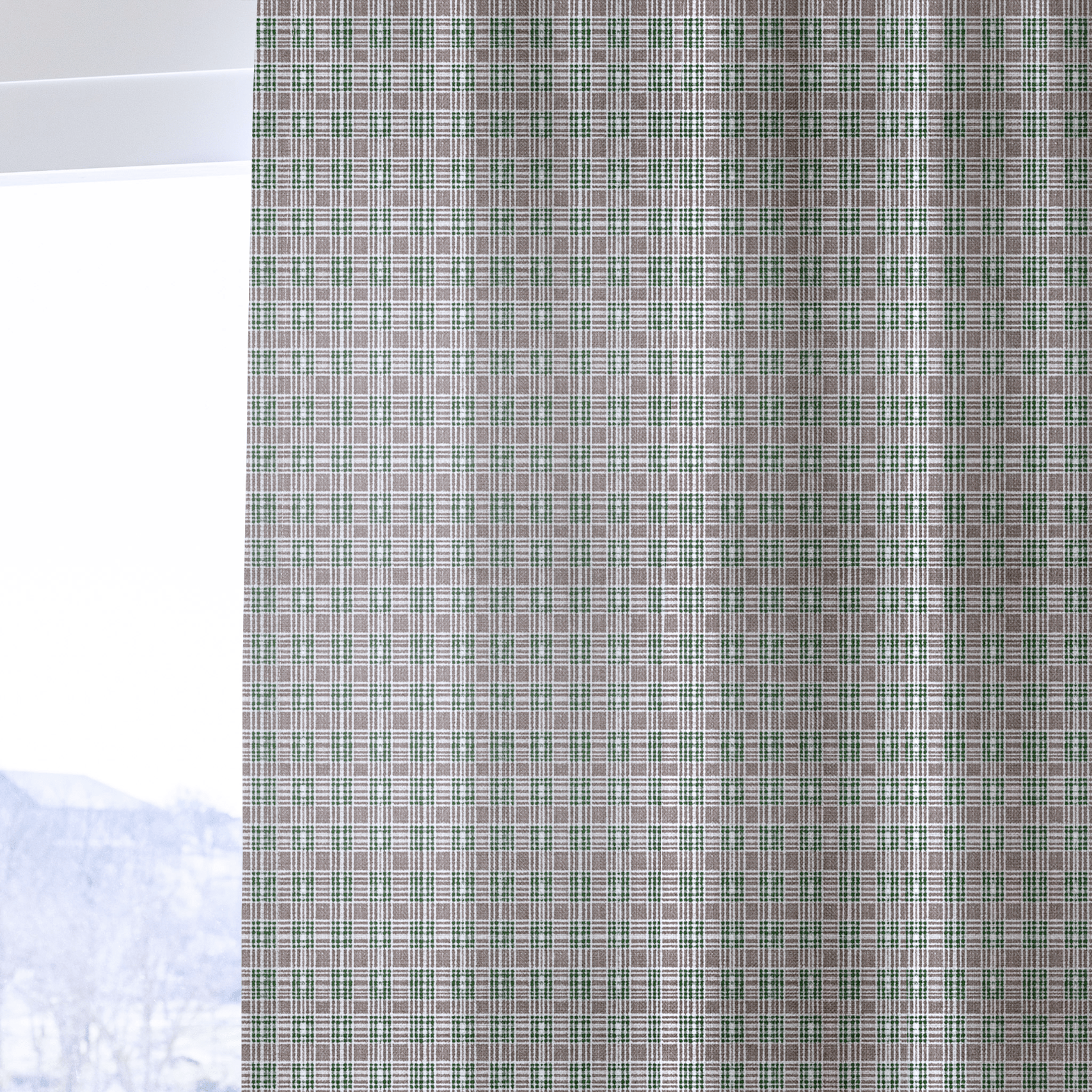 Solayne Plaid - Curtain Panel - The Drapery